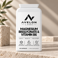 Avelon Labs Magnesium Bisglycinate & Vitamin B6 – 60 Capsules