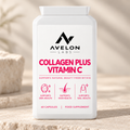 Avelon Labs Hydrolysed Marine Collagen + Vitamin C 600mg – 60 Capsules