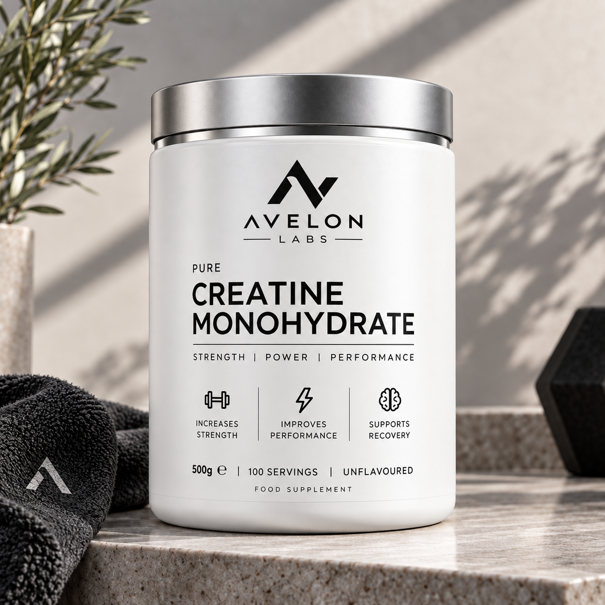 Avelon Labs Creatine Monohydrate Powder 500g