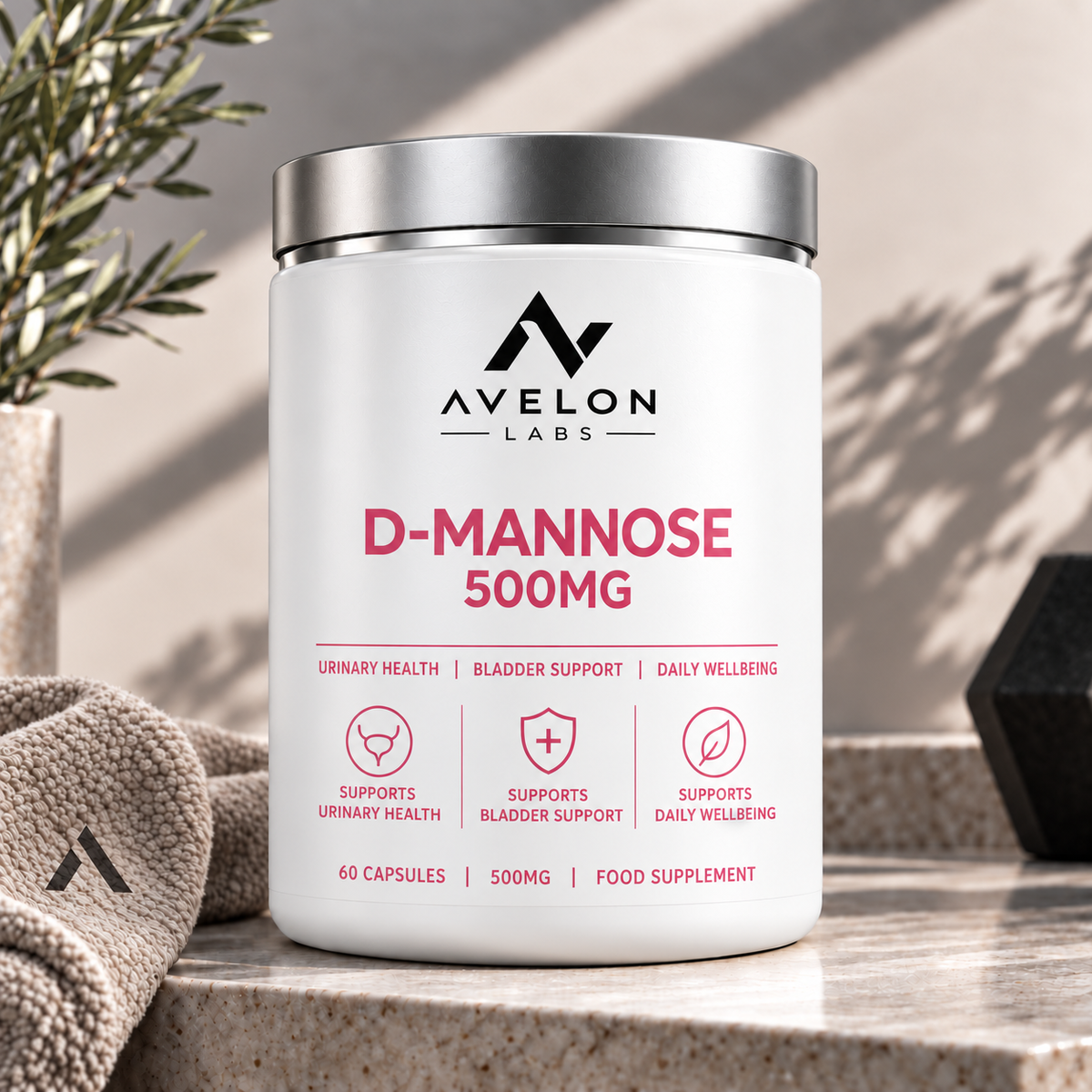 Avelon Women’s D-Mannose 500mg – 90 Capsules