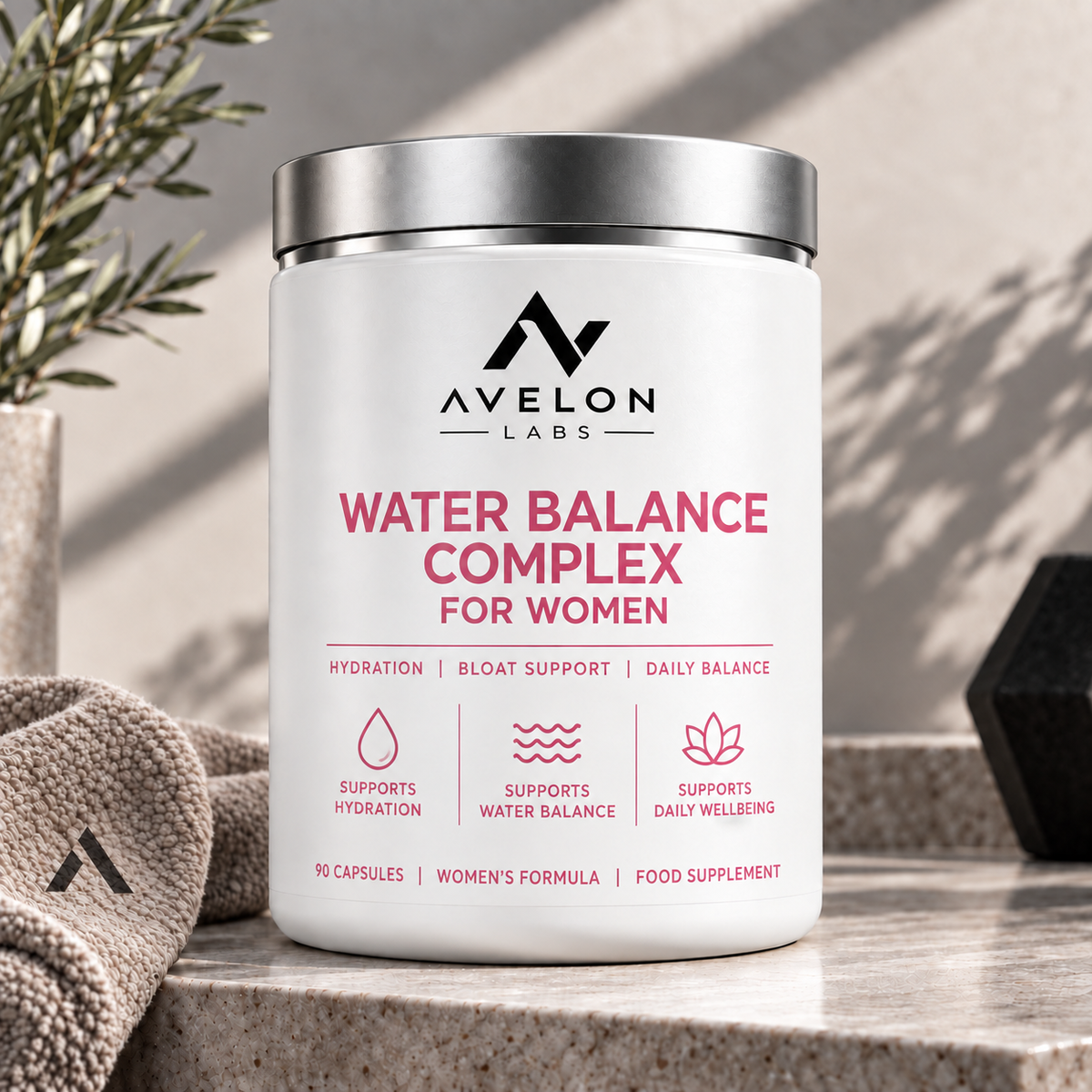 Avelon Labs Water Balance Complex for Women 90 Capsules